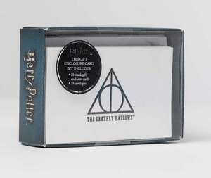 Harry Potter: Deathly Hallows Foil Gift Enclosure Cards (Set of 10) de Insight Editions