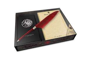 Game of Thrones: House Targaryen: Desktop Stationery Set (with Pen) de Insight Editions