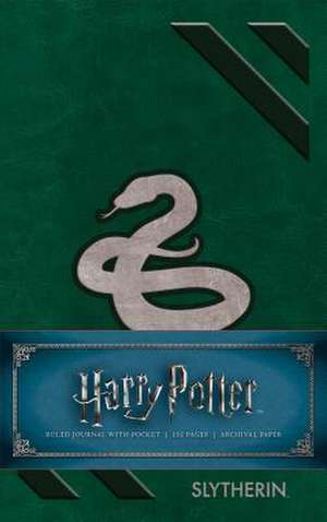 Slytherin Ruled Pocket Journal Harry Potter de Insight Editions