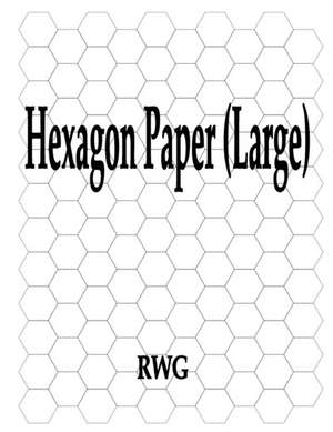 Hexagon Paper (Large) de Rwg