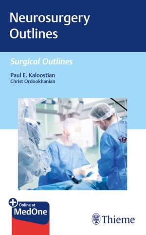 Neurosurgery Outlines de P Kaloostian