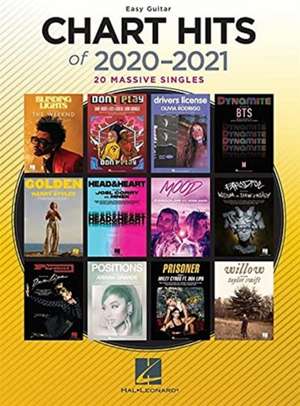 CHART HITS OF 2020-2021 GUITAR de VARIOUS