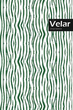 Velar Lifestyle, Animal Print, Write-in Notebook, Dotted Lines, Wide Ruled, Medium Size 6 x 9 Inch, 144 Sheets (Green) de Design