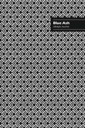 Blue Ash Lifestyle Journal, Creative Write-in Notebook, Dotted Lines, Wide Ruled, Medium Size (A5), 6 x 9 Inch (Black) de Design