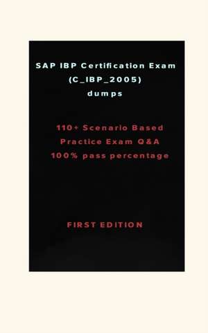 SAP IBP Certification Exam (C_IBP_2005) de Zhang W