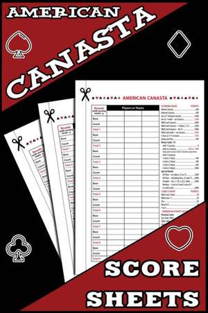 American Canasta Score Sheets de Isabella Hart