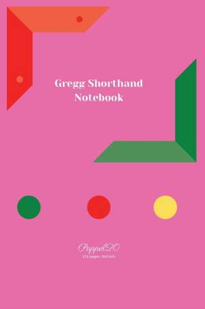 Gregg Shorthand Notebook | Pink Cover |6x9 de Pappel20