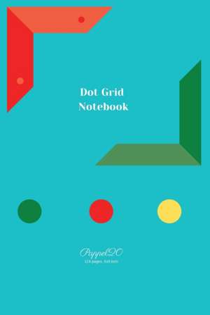 Dot Grid Notebook |Light Blue Cover |124 pages|6x9 de Pappel20