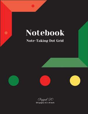 Notebook Note-Taking Dot Grid|124 pages| 8.5x11-Inches de Pappel20