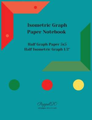 Isometric Graph Paper Notebook de Pappel