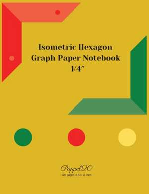 Isometric Hexagon Paper Notebook de Pappel20