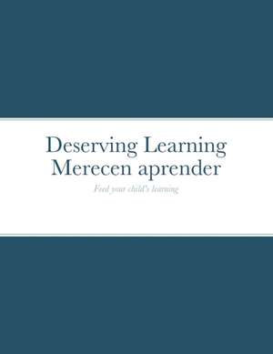 Deserving Learning de Aj Anderson