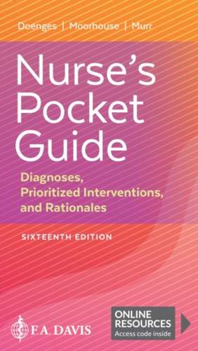 Nurse's Pocket Guide de Alice C. Murr