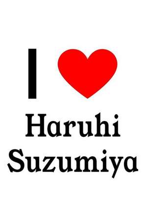 I Love Haruhi Suzumiya: Haruhi Suzumiya Designer Notebook de Perfect Papers