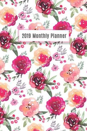 2019 Monthly Planner: Personalized Planner, Calendar Schedule Organizer and Journal Notebook de Renee Bell