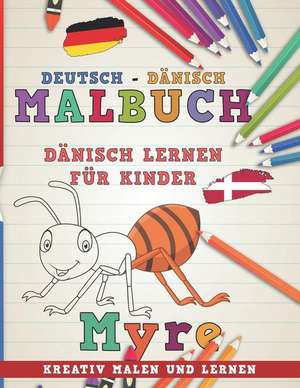 Malbuch Deutsch - D de Nerdmedia