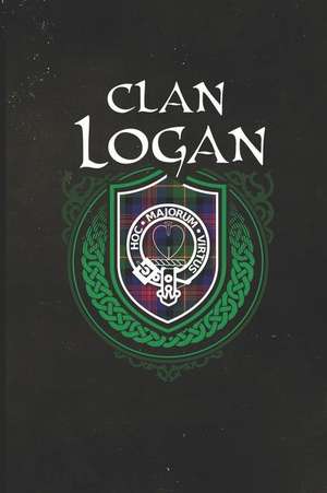 Clan Logan: Scottish Tartan Family Crest - Blank Lined Journal with Soft Matte Cover de Print Frontier