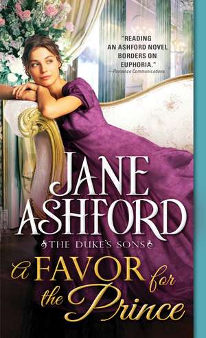 A Favor for the Prince de Jane Ashford