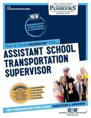 Assistant School Transportation Supervisor de National Learning Corporation