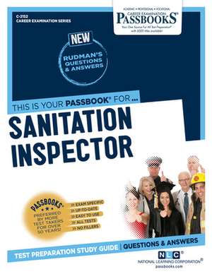 Sanitation Inspector (C-2152) de National Learning Corporation