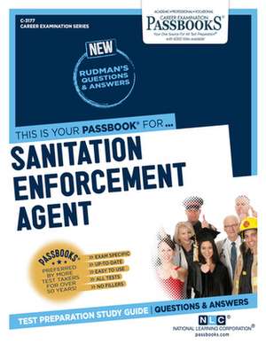 Sanitation Enforcement Agent (C-3177) de National Learning Corporation