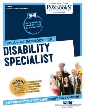 Disability Specialist (C-4407) de National Learning Corporation