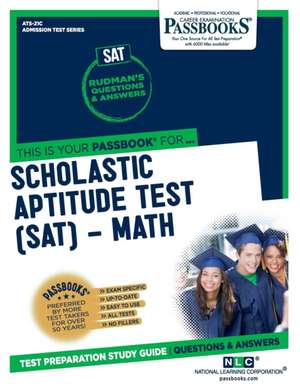 SAT Mathematics (Ats-21c): Passbooks Study Guide de National Learning Corporation