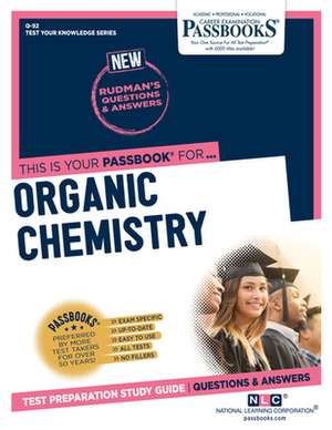 Organic Chemistry (Q-92) de National Learning Corporation