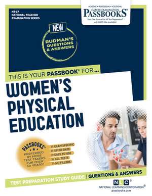 Women's Physical Education de National Learning Corporation