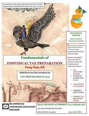 Fundamentals of Individual Tax Preparation: A Concise Study Guide for Individual Tax Preparation de Ferey Kian Ea