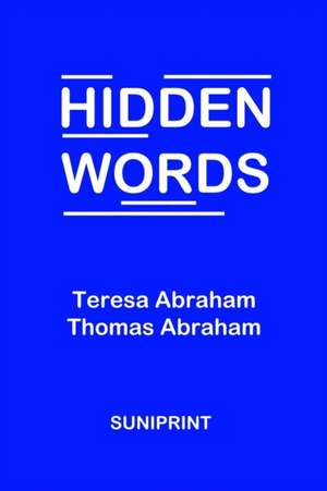 Hidden Words de Teresa Abraham