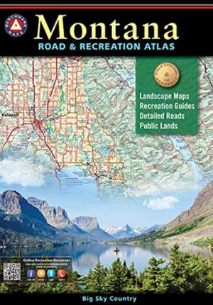 Benchmark Montana Road & Recreation Atlas, 5th Edition de National Geographic Maps