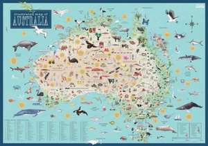 Australia: Illustrated Map de Tania McCartney