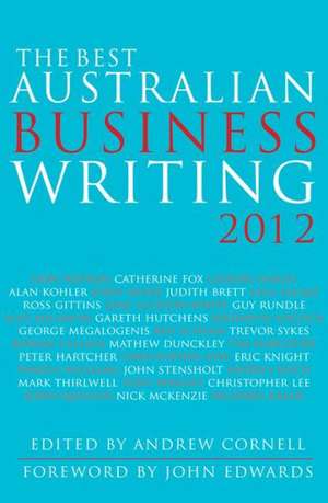 The Best Australian Business Writing 2012 de John Edwards