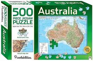 Puzzlebilities Australia Map de Hinkler Books