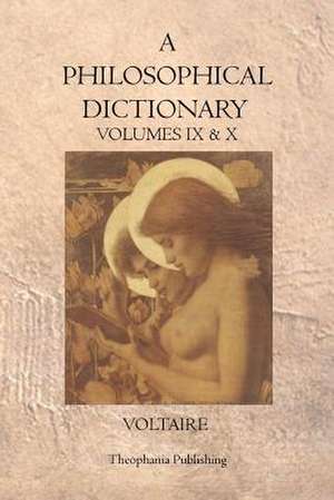 A Philosophical Dictionary de Voltaire