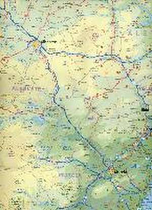 Topographische Karte Portugal & South of Spain 1 : 600.000