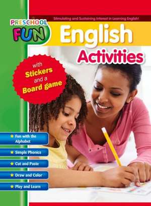 Preschool Fun - English Activities de Popular Book Company