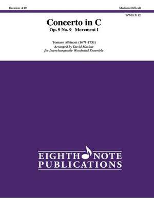 Concerto in C Op. 9, No. 9 -- Movement I: Score & Parts de Tomaso Albinoni