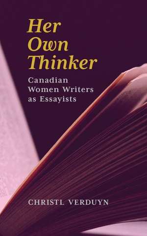 Her Own Thinker de Christl Verduyn