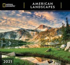 Cal 2021- National Geographic American Landscapes Wall de National Geographic