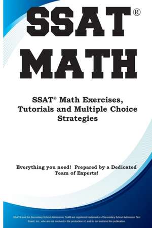 SSAT Math de Complete Test Preparation Inc.