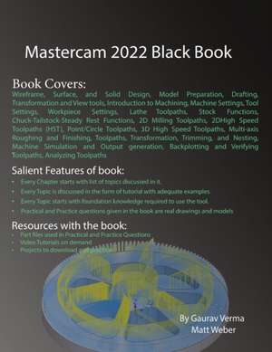 Mastercam 2022 Black Book de Gaurav Verma
