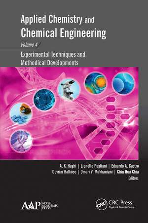 Applied Chemistry and Chemical Engineering, Volume 4: Experimental Techniques and Methodical Developments de A. K. Haghi