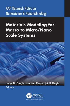 Materials Modeling for Macro to Micro/Nano Scale Systems de Satya Bir Singh