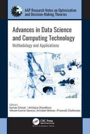 Advances in Data Science and Computing Technology: Methodology and Applications de Suman Ghosal