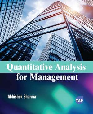 Quantitative Analysis for Management de Abhishek Sharma