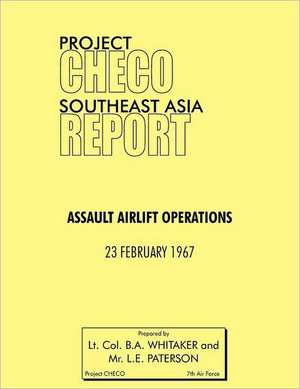 Project Checo Southeast Asia Study de B. a. Whitaker