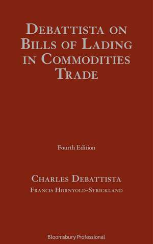 Debattista on Bills of Lading in Commodities Trade de Professor Charles Debattista