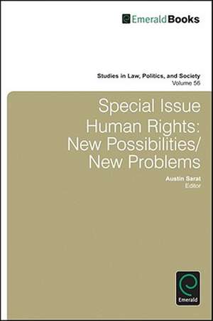 Special Issue: Human Rights – New Possibilities/New Problems de Austin Sarat